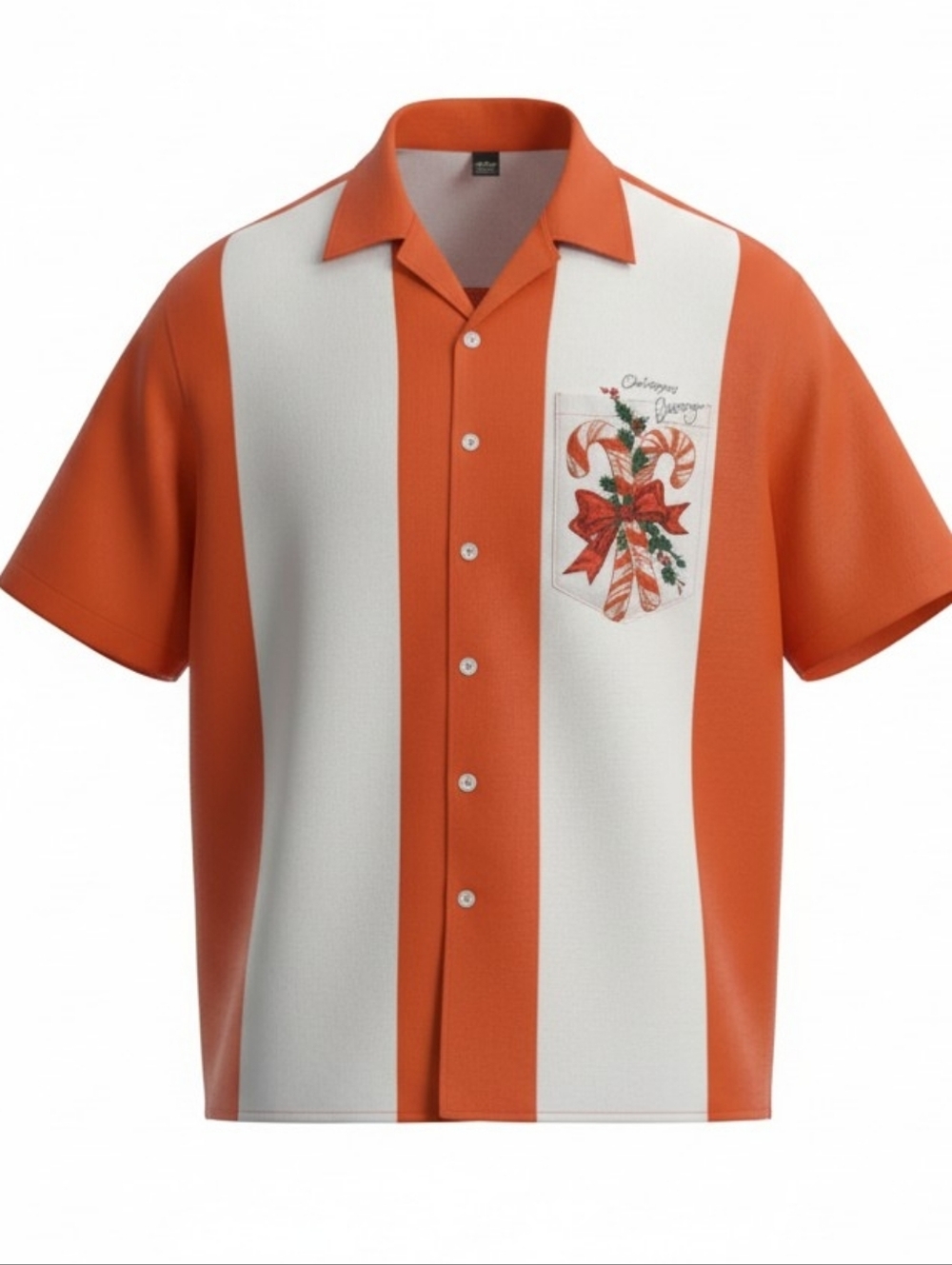Mens American Fit Short Sleeve  Christmas Casual Button Down Shirt 3X